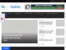 Tablet Screenshot of foxnewsbusiness.net
